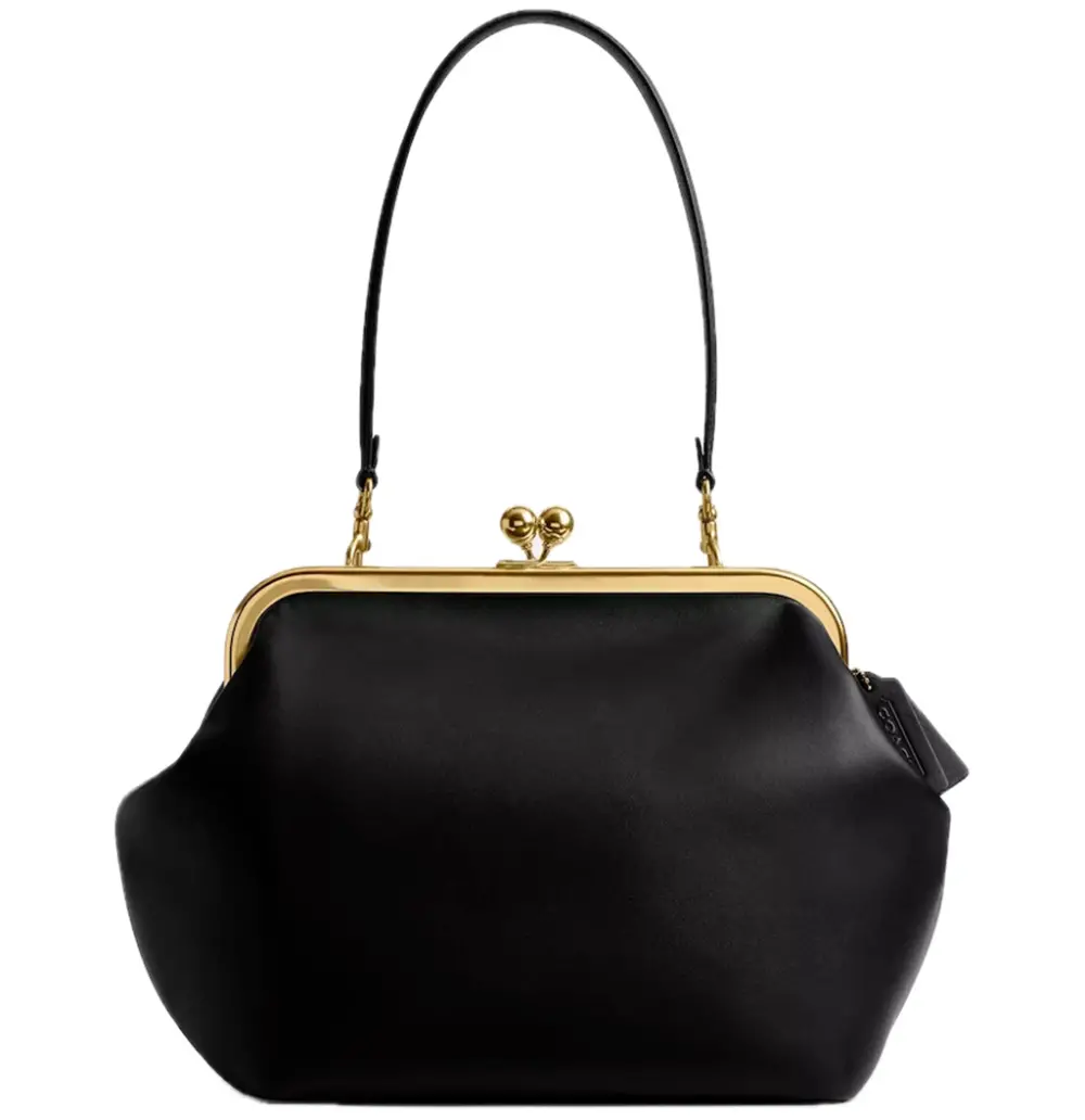 Túi Coach Kisslock Frame Bag 27 'Black' CDZ25-B4BK