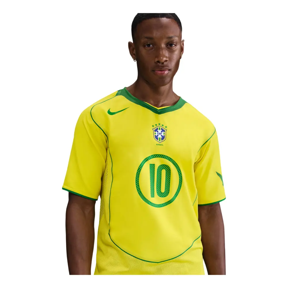 Áo Nike Brazil 2004 Total 90 Reissue ‘Yellow Green’ IF2941-731 - Ảnh 5