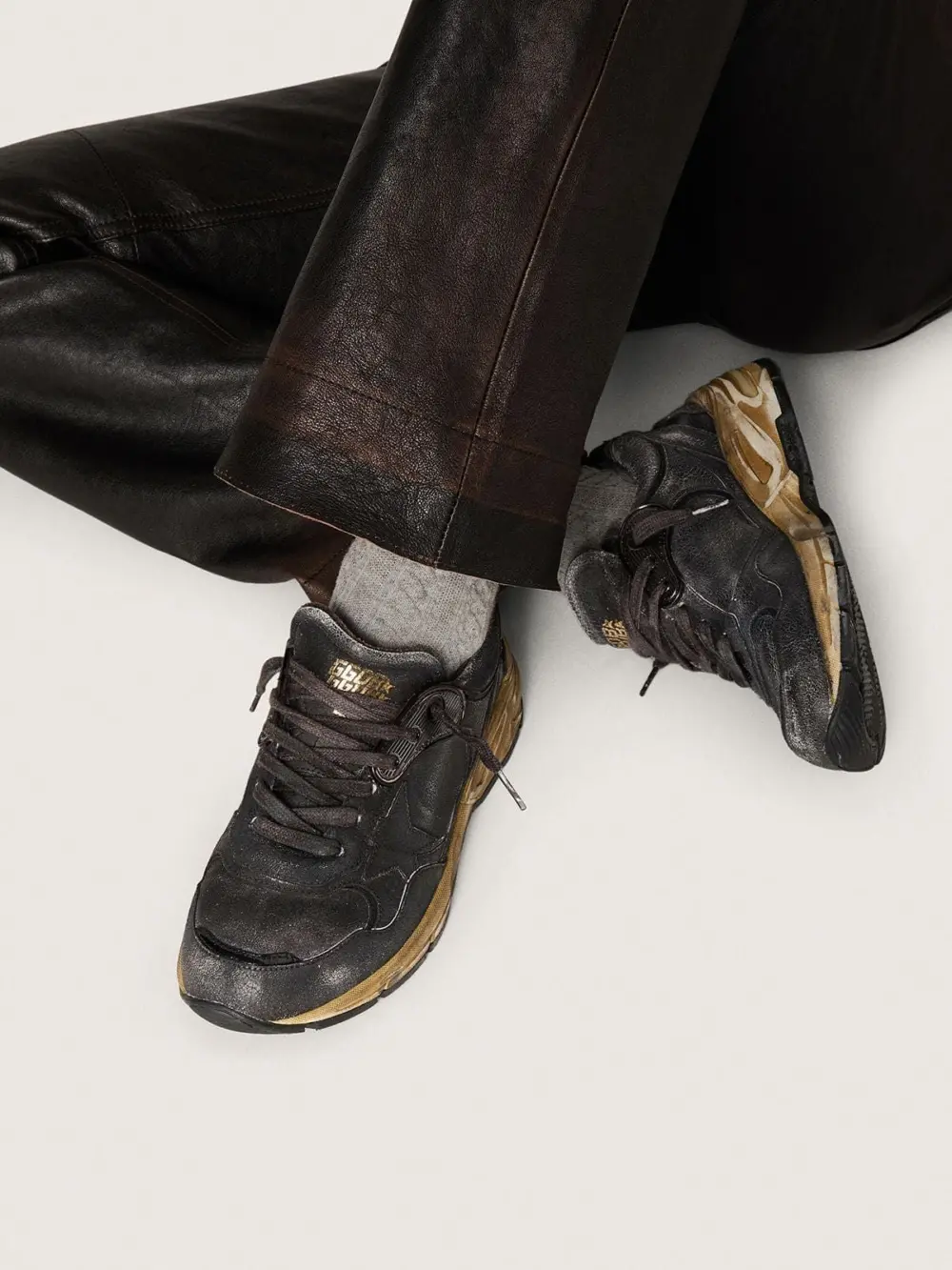 Giày Golden Goose Dad-Star 'Black' GWF00884-F007839-90100 - Ảnh 4