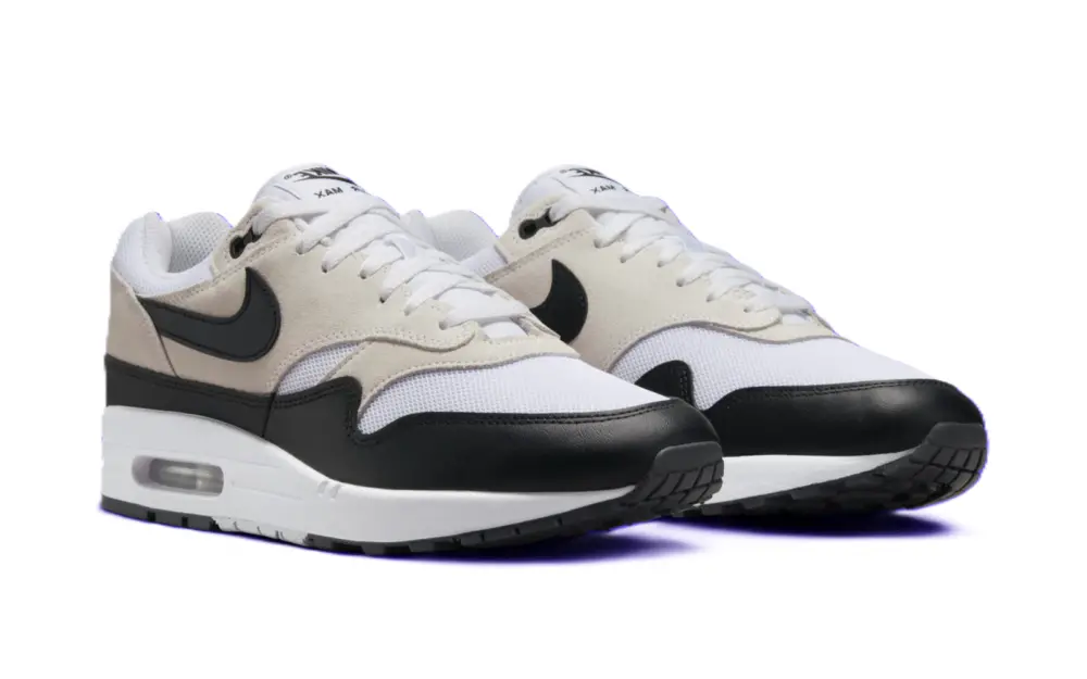 Giày Nike Air Max 1 Essential ‘White Black’ FZ5808-102 - Ảnh 5
