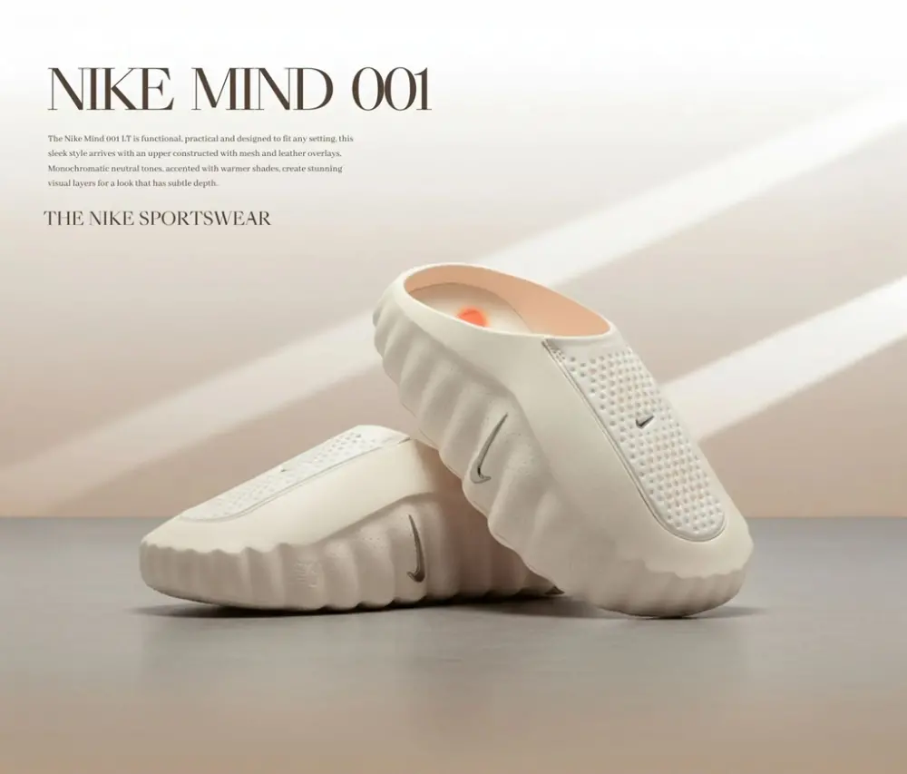 Dép Nike Mind 001 ‘Sail’ HQ4309-100 - Ảnh 5