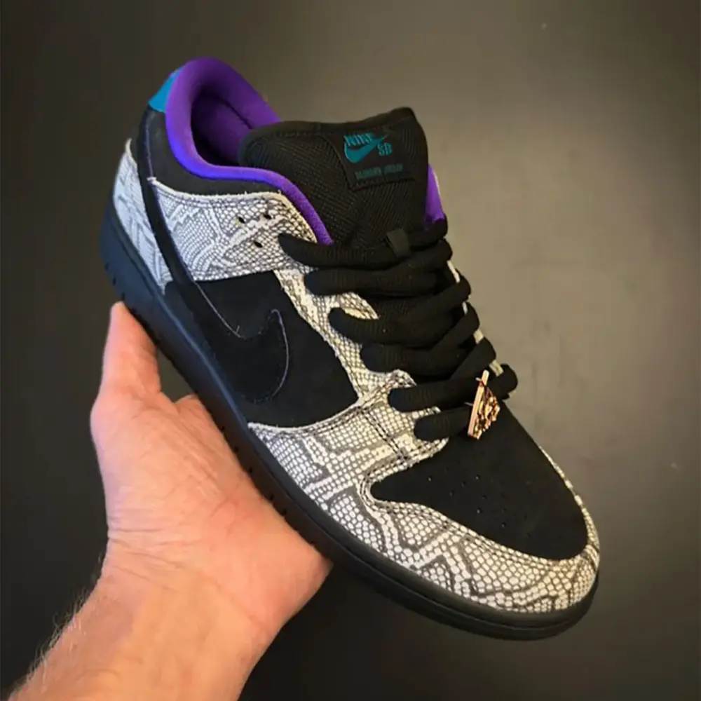 Giày Nike x Dashawn Jordan Dunk Low SB ‘Copperhead’ IB6208-200 - Ảnh 3