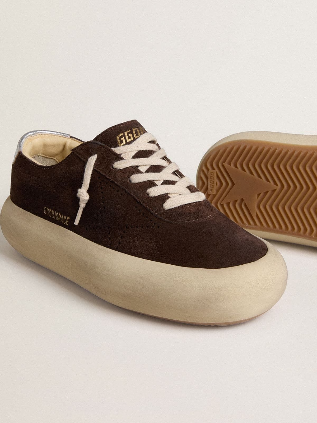Giày Golden Goose Space-Star 'Brown' GMF00376-F007975-55599 - Ảnh 3