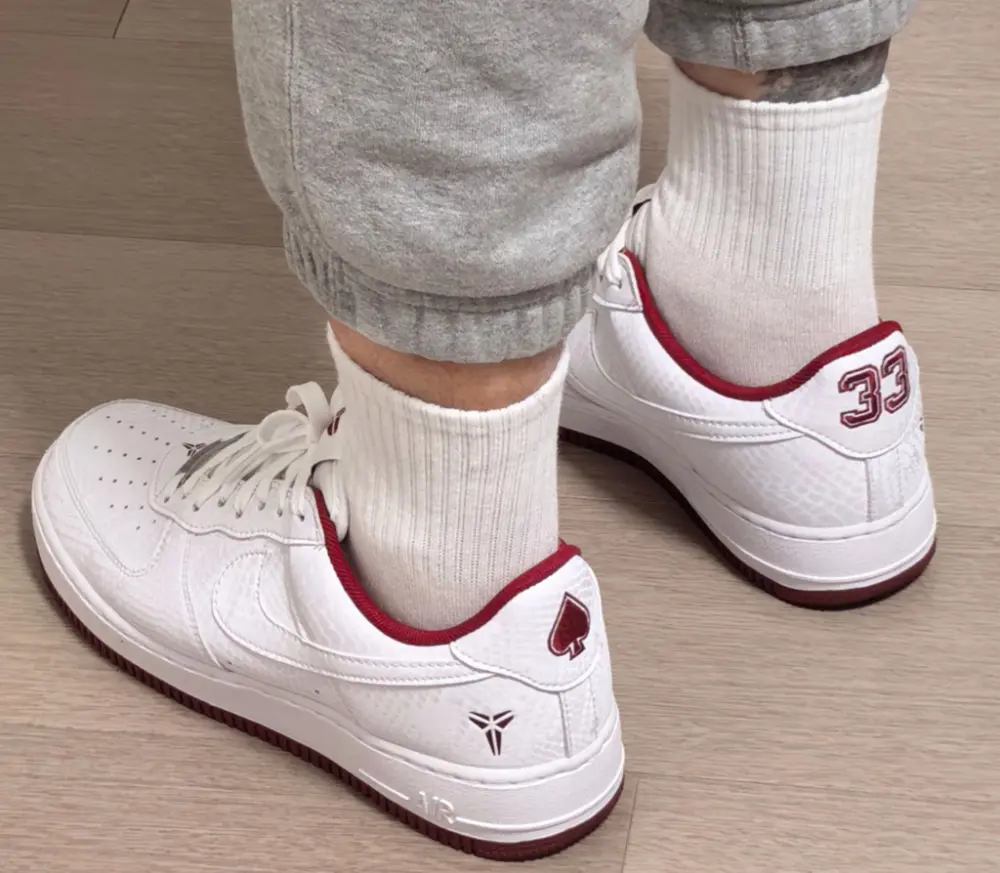 Alternative view of Giày Nike Kobe Air Force 1 Low 'White' IB0018-101