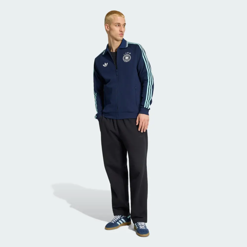 Áo Adidas Anthem Away Jacket for the German National Team 'Collegiate Navy' JZ9336 - Ảnh 4