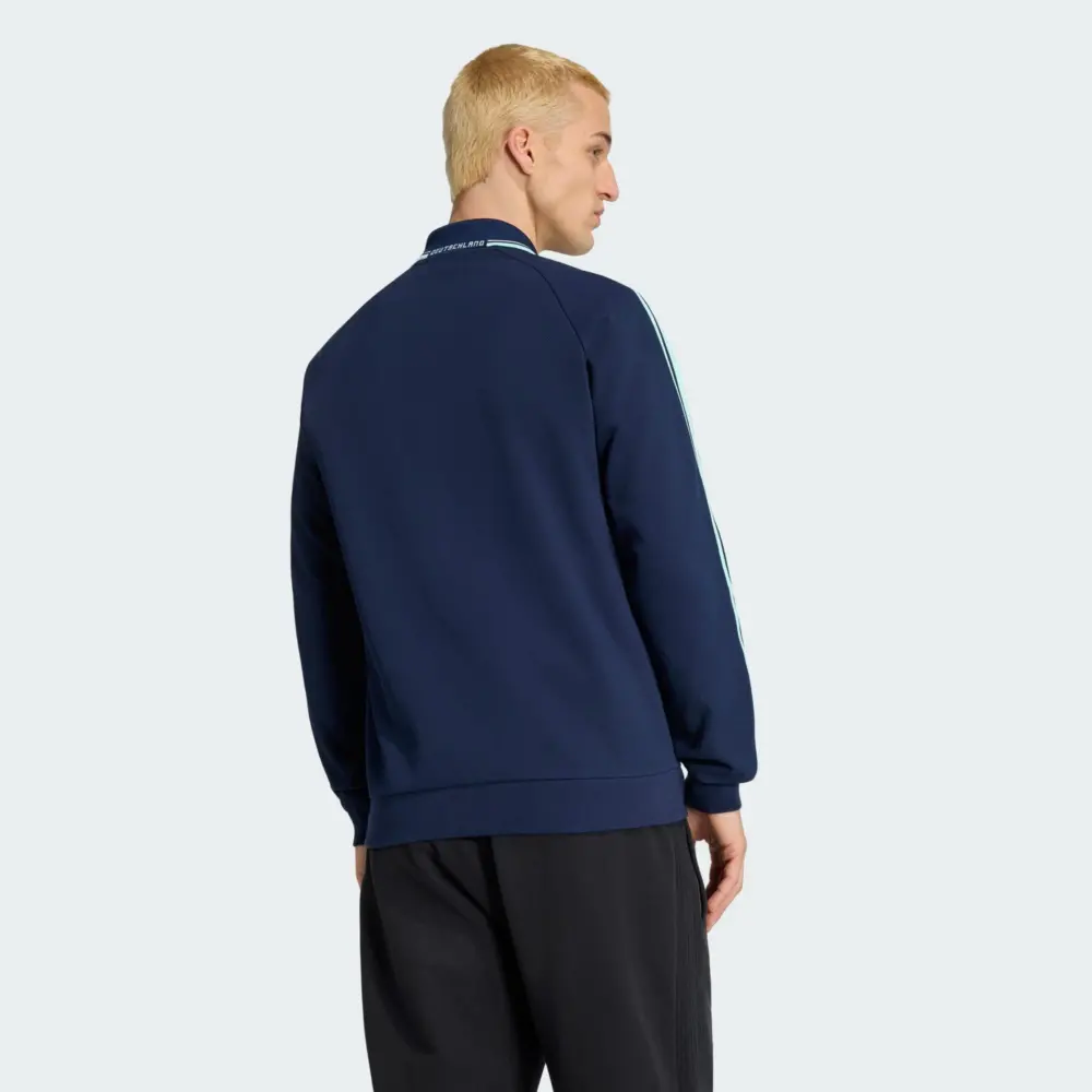 Áo Adidas Anthem Away Jacket for the German National Team 'Collegiate Navy' JZ9336 - Ảnh 3
