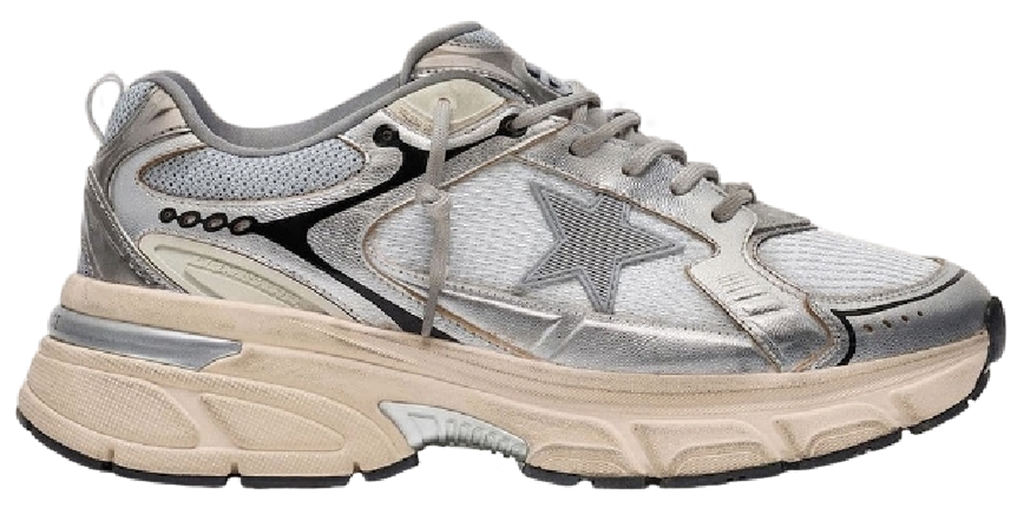 Giày Golden Goose Lightstar 'Silver' GMF00724-F007843-60320