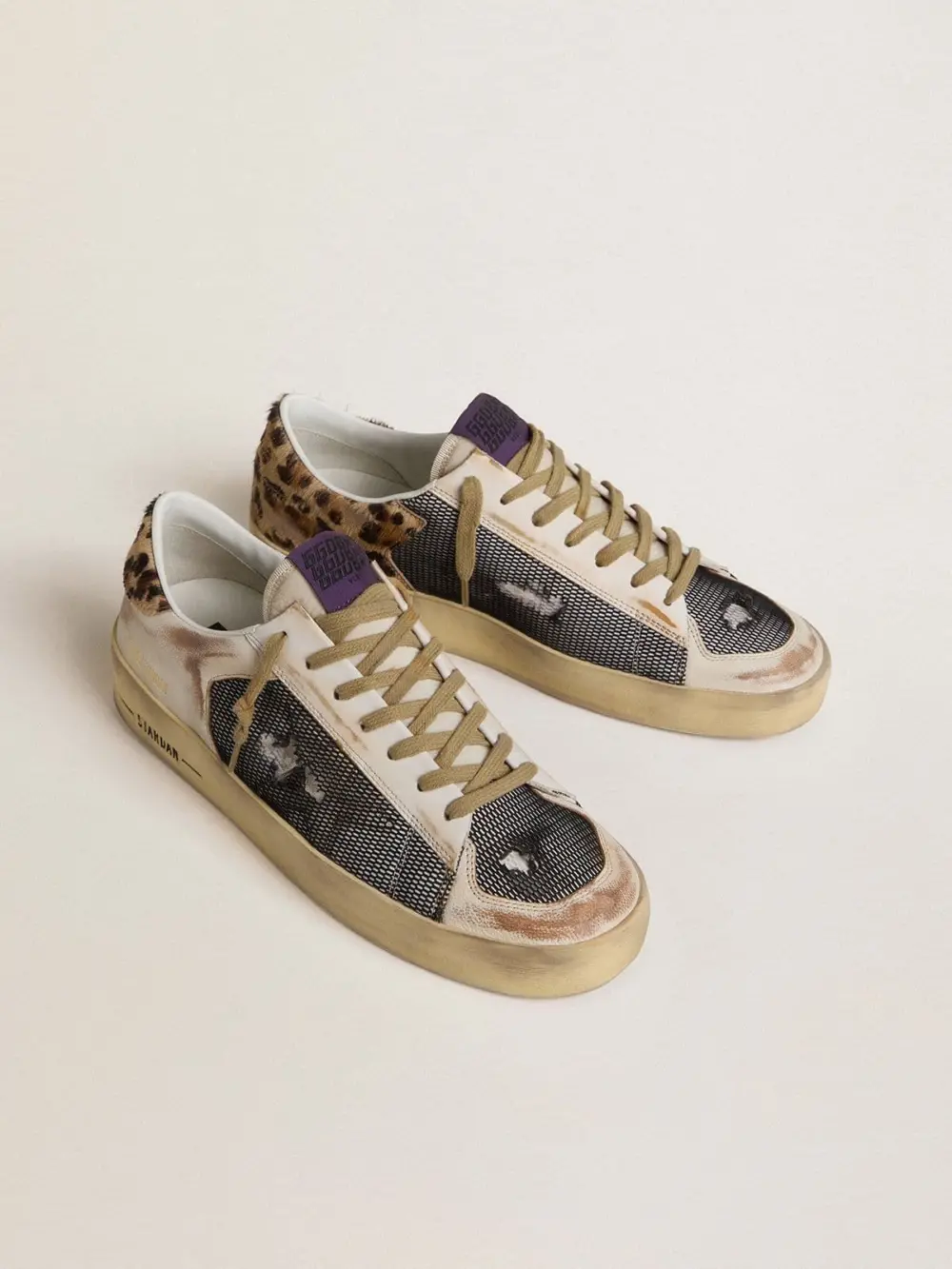 Giày Golden Goose Stardan 'Beige' GMF00370-F007937-83187 - Ảnh 4