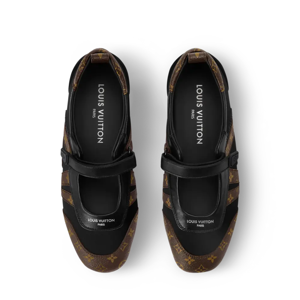 Giày Louis Vuitton LV Sneakerina Mary Janes 'Brown' 1AJPEU - Ảnh 3