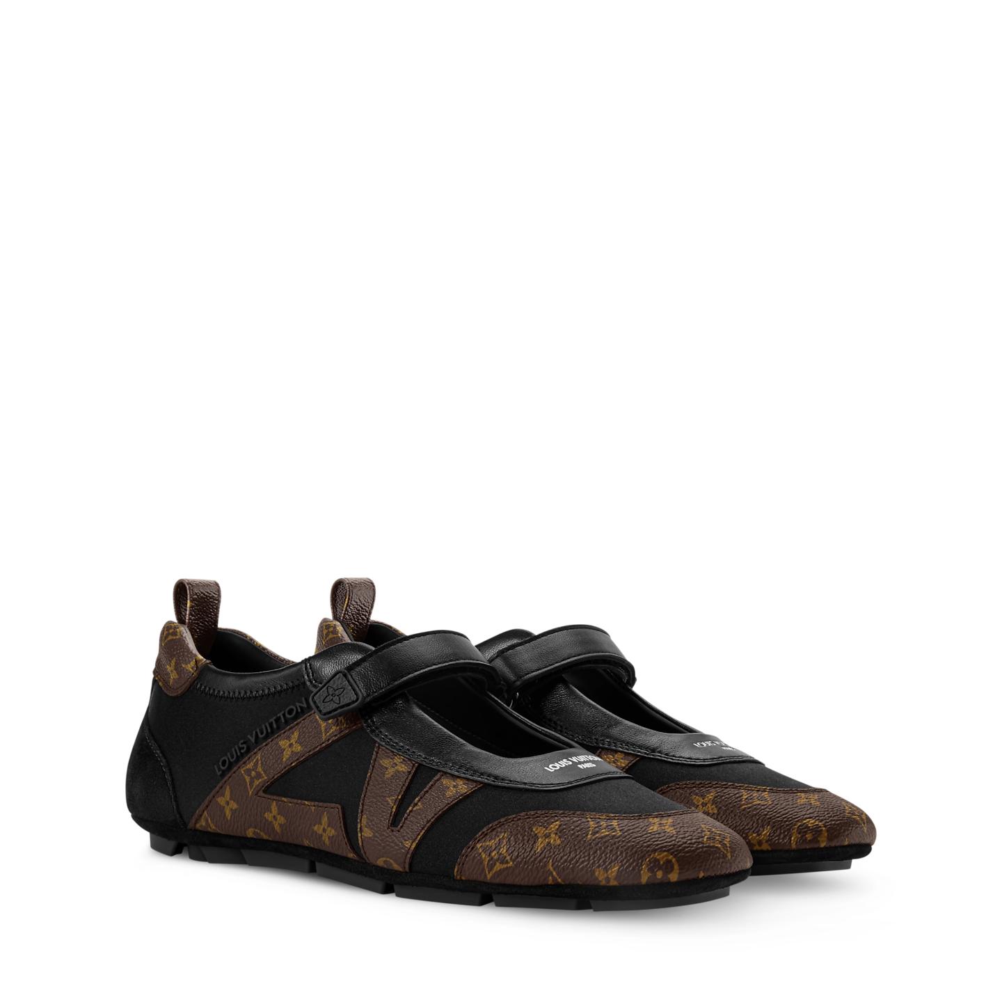 Alternative view of Giày Louis Vuitton LV Sneakerina Mary Janes 'Brown' 1AJPEU