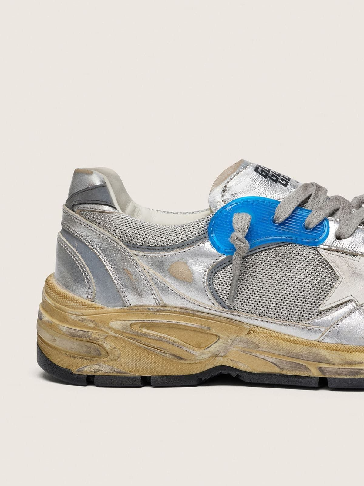 Giày Golden Goose Dad-Star 'Silver' GMF00884-F001211-70137 - Ảnh 4