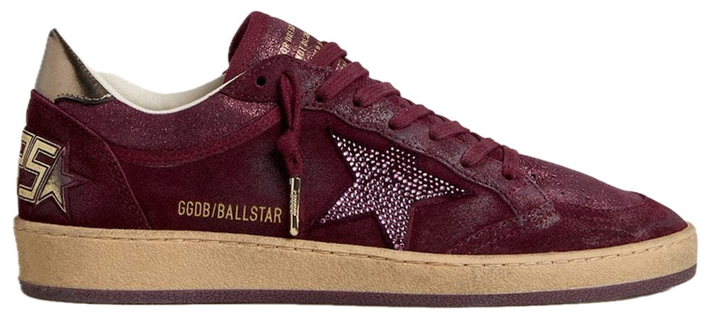 Giày Golden Goose Ball Star 'Burgundy' GWF00771-F007896-40549
