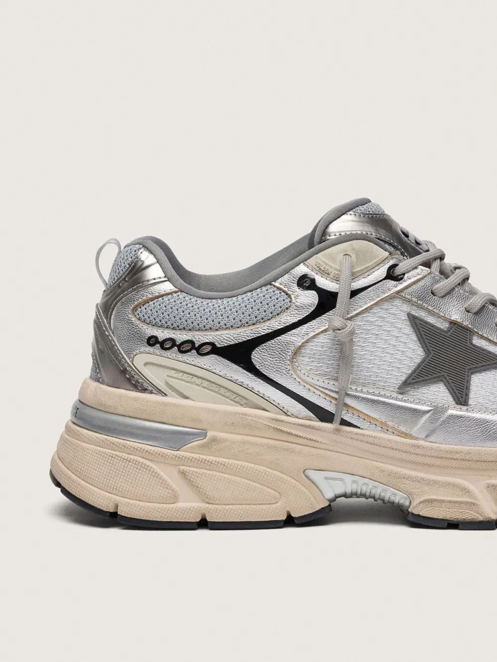 Alternative view of Giày Golden Goose Lightstar 'Silver' GWF00724-F007843-60320