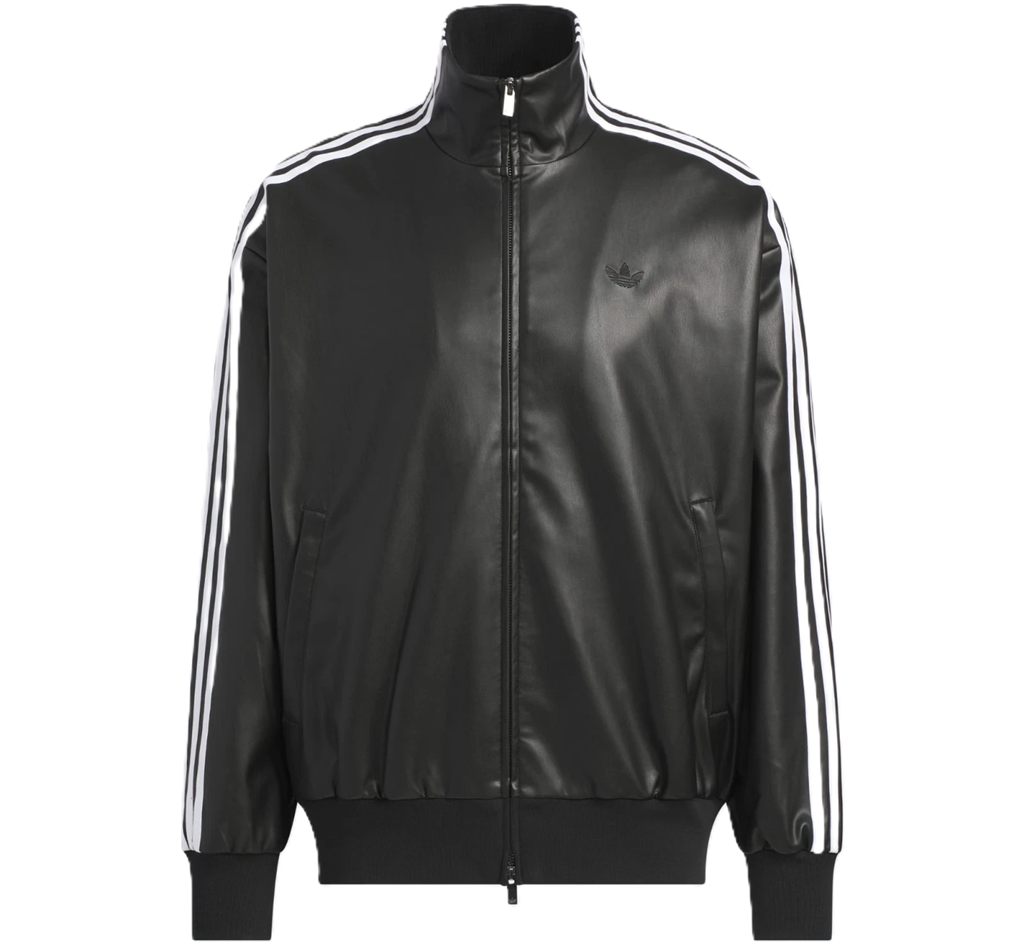 Áo adidas Originals Pleather 3S Track Top 'Black' KQ5472