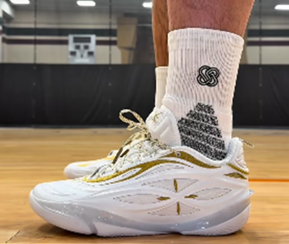 Alternative view of Giày Li-Ning Wade of Wade 808 5 Ultra V2 'White Gold' ABAV045-11
