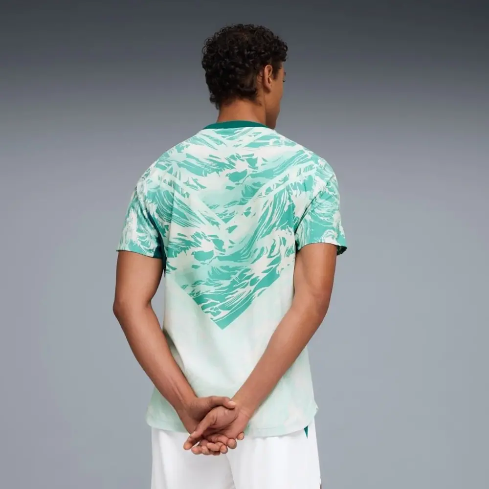 Alternative view of Áo Puma Portugal 2026 Away Authentic Jersey 'White-Green Lagoon' 783286-02
