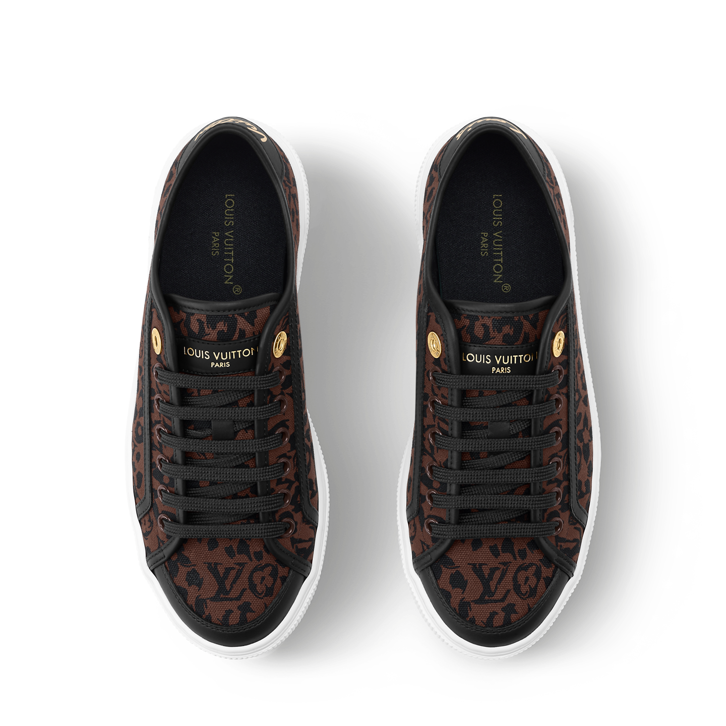 Giày Louis Vuitton LV Lagoon Trainers 'Brown' 1AJMD7 - Ảnh 5