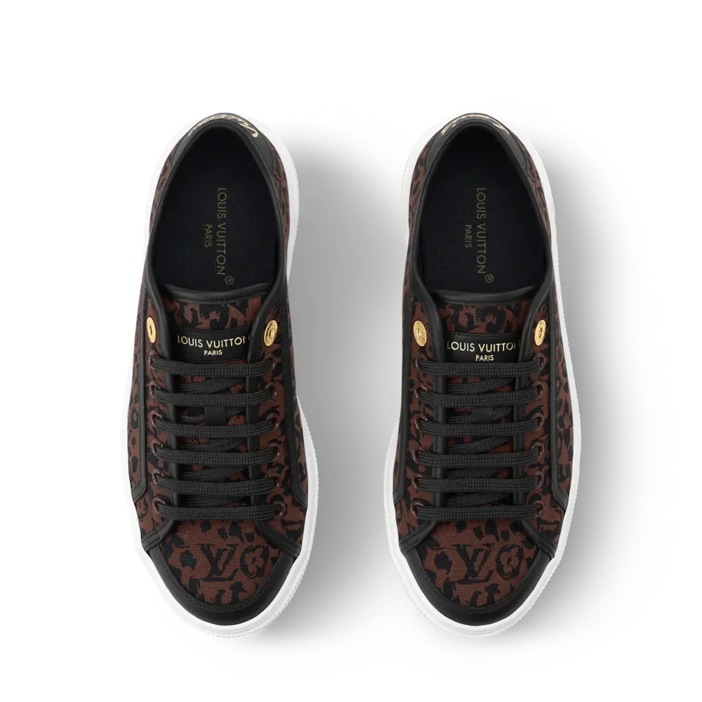 Giày Louis Vuitton LV Lagoon Trainers 'Brown' 1AJMD7 - Ảnh 5
