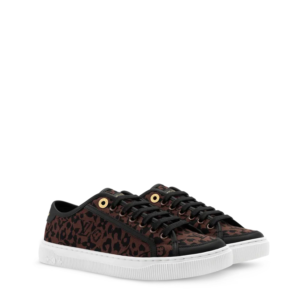 Giày Louis Vuitton LV Lagoon Trainers 'Brown' 1AJMD7 - Ảnh 4