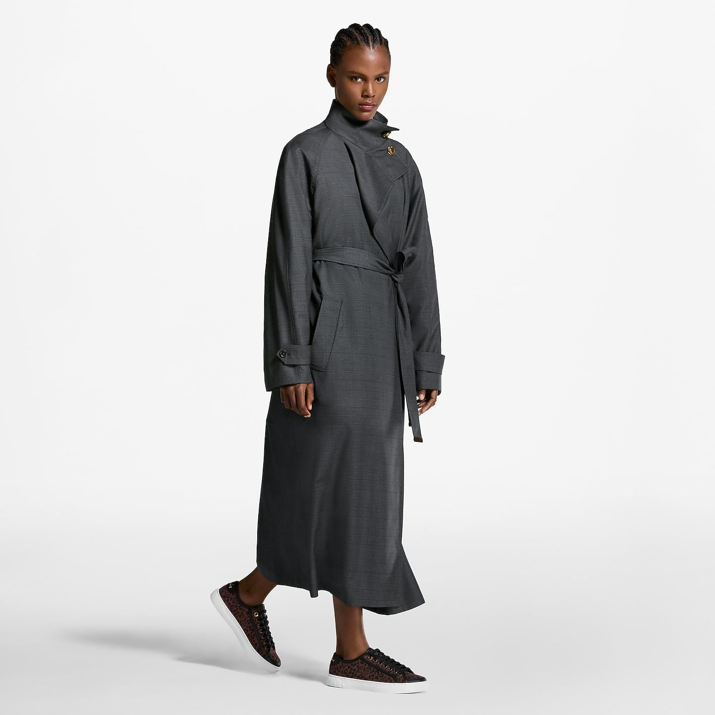 Giày Louis Vuitton LV Lagoon Trainers 'Brown' 1AJMD7 - Ảnh 3