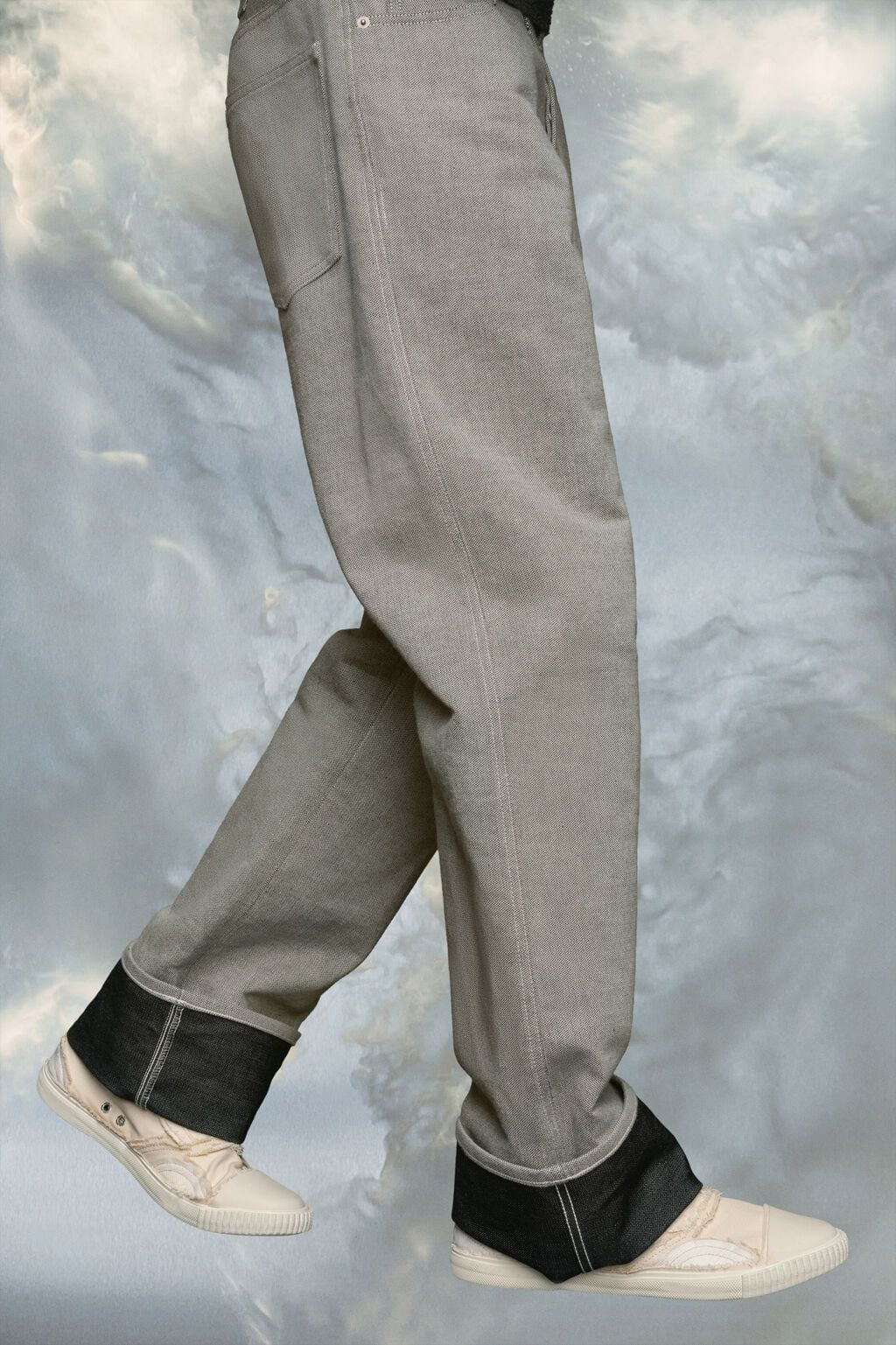 Alternative view of Giày Maison Margiela Inside-out 'Natural' S97WS0063P6835HA328