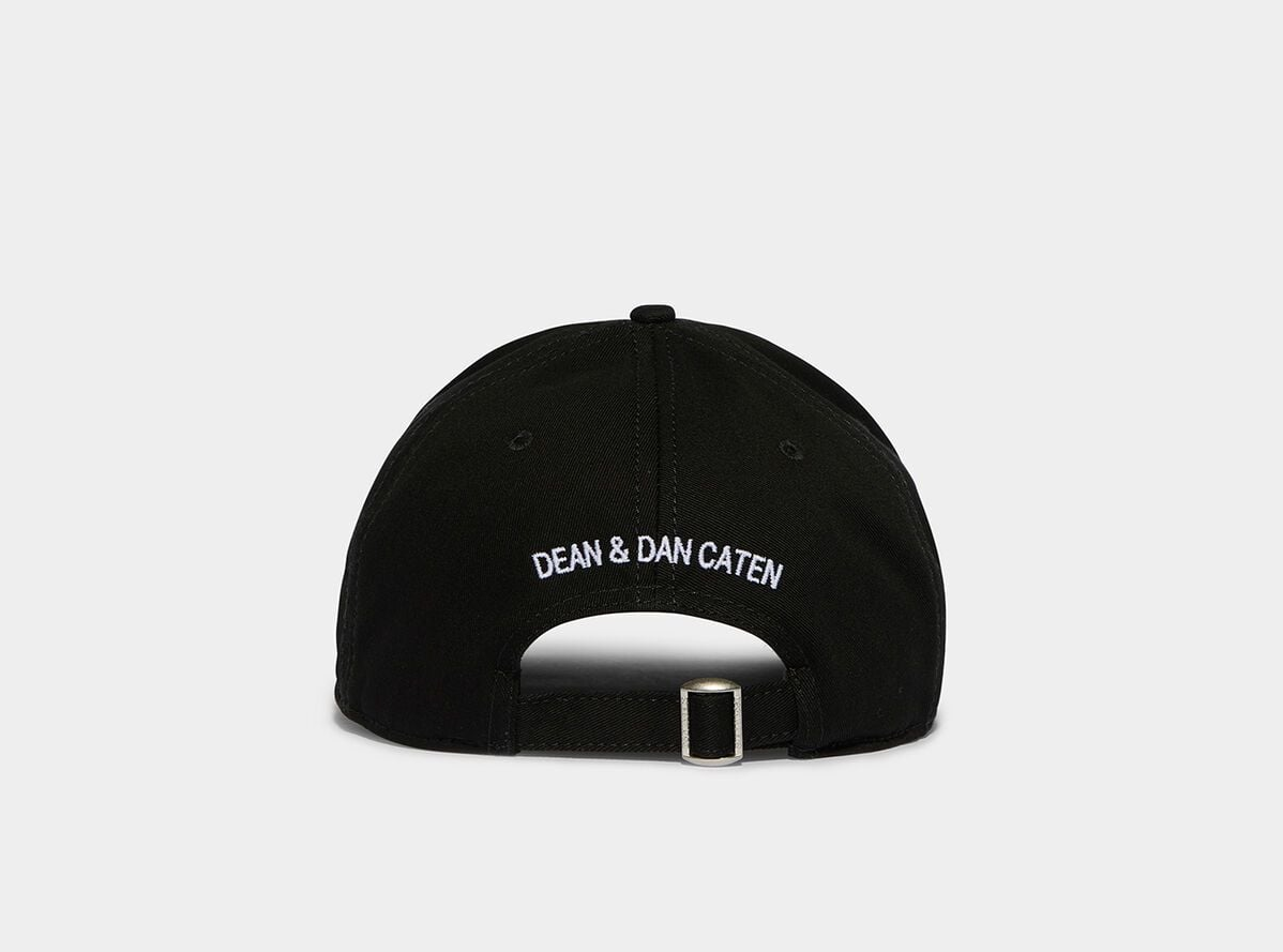 Alternative view of Mũ Dsquared2 Be Icon ‘Black’ BCM047805C00001M652