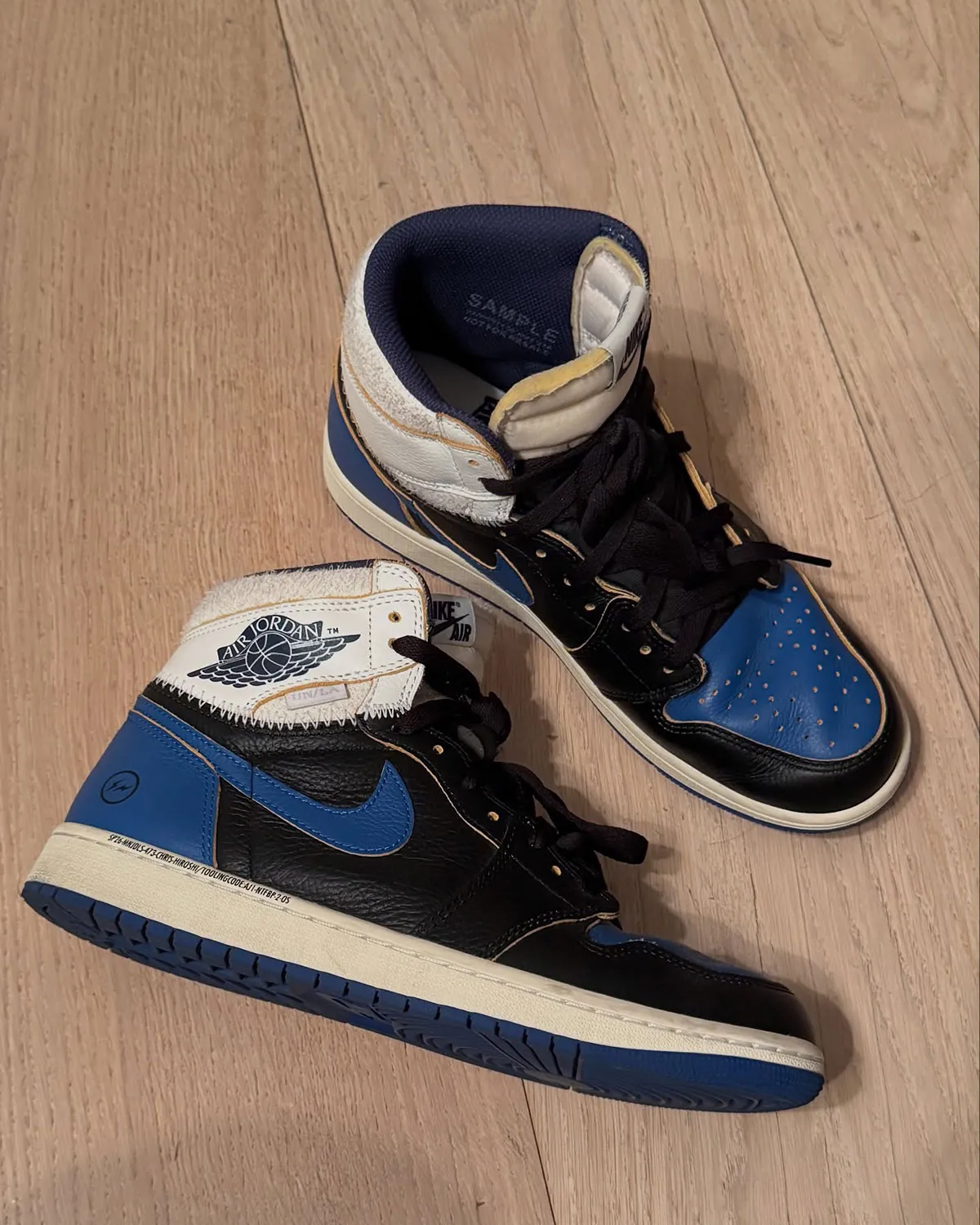 Alternative view of Giày Nike Air Jordan 1 Retro High OG SP ‘Fragment’ IO7847-001