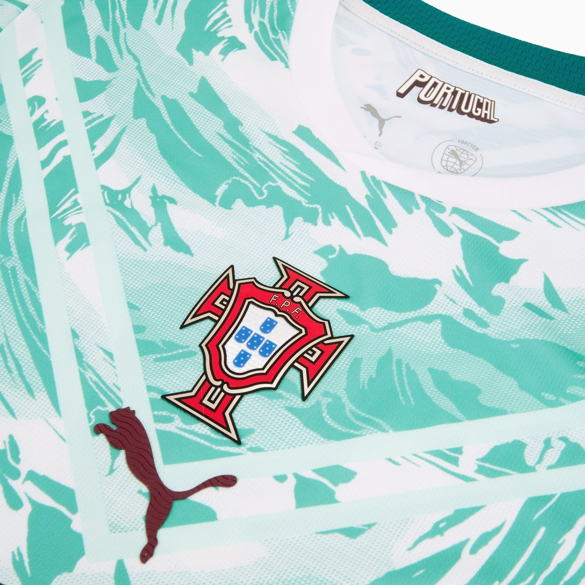 Alternative view of Áo Puma Portugal Away Player Jersey 'Blue' 788146-77