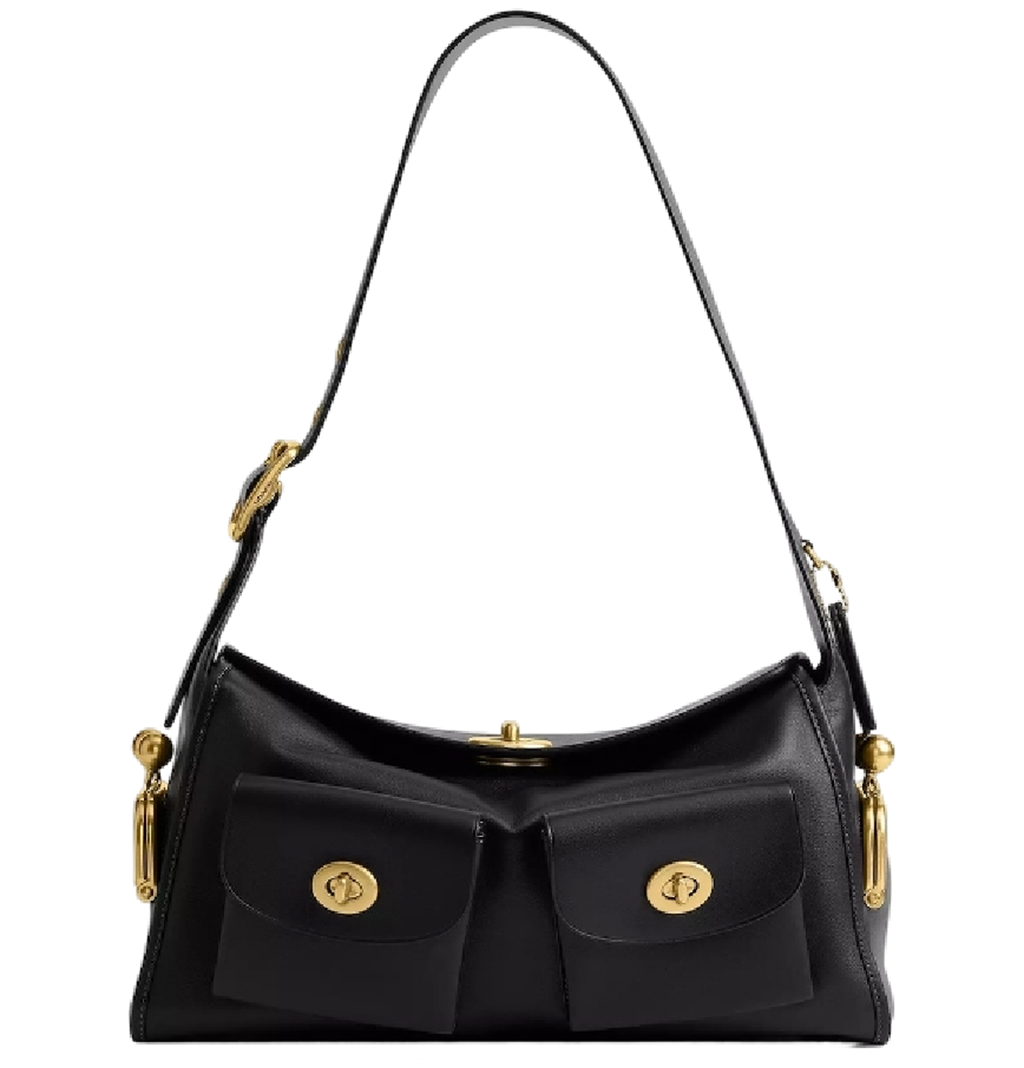 Túi Coach Turnlock Haversack Bag 'Black' CDZ12-B4BK