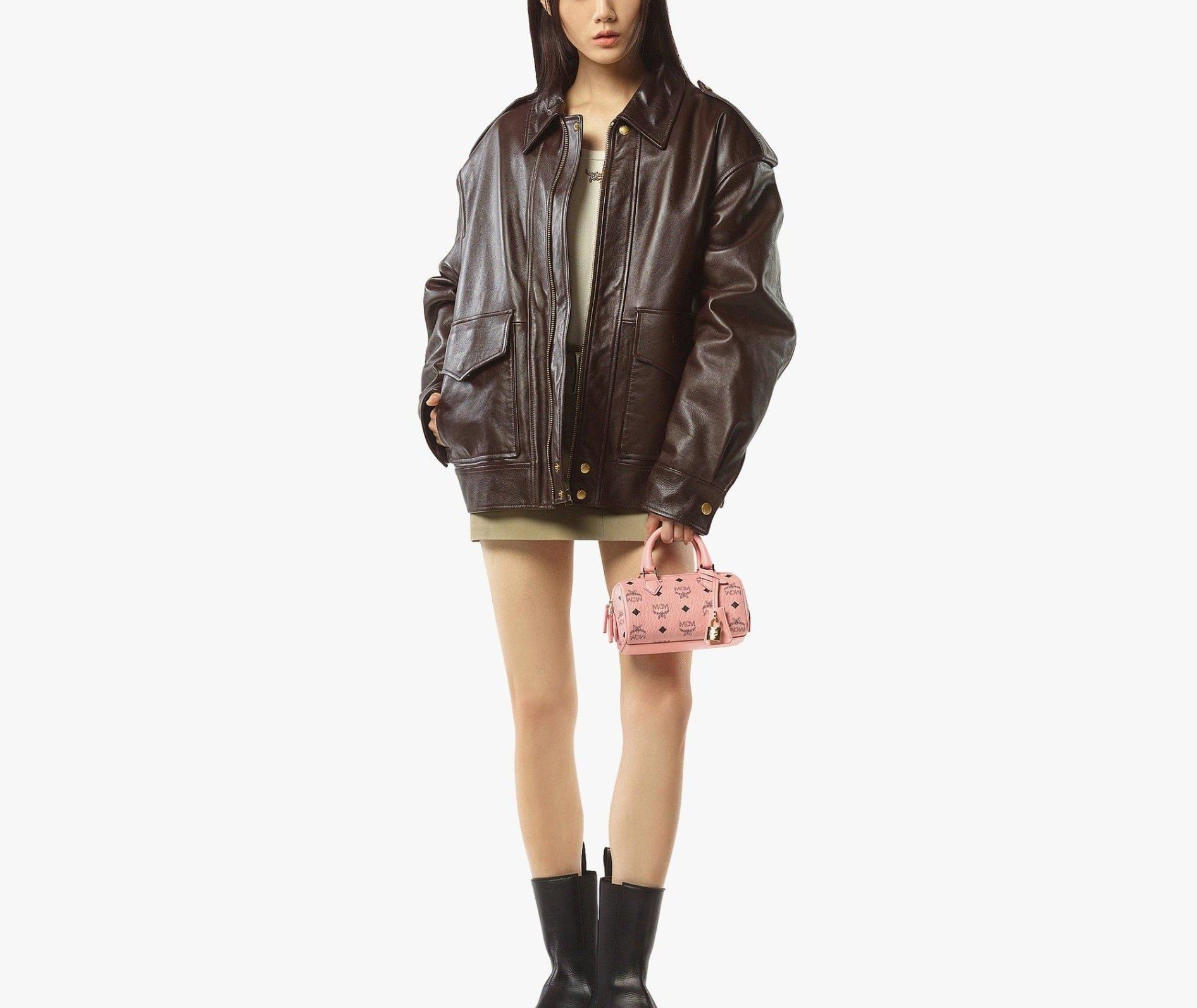 Alternative view of Túi MCM Ella Boston Bag ‘Soft Pink’ MWBESEA01PZ001