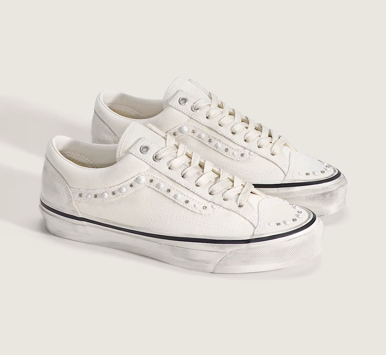 Alternative view of Giày Vans Old Skool 36 LX ‘Pearlized Pack Marshmallow’ VN000E8VCCZ