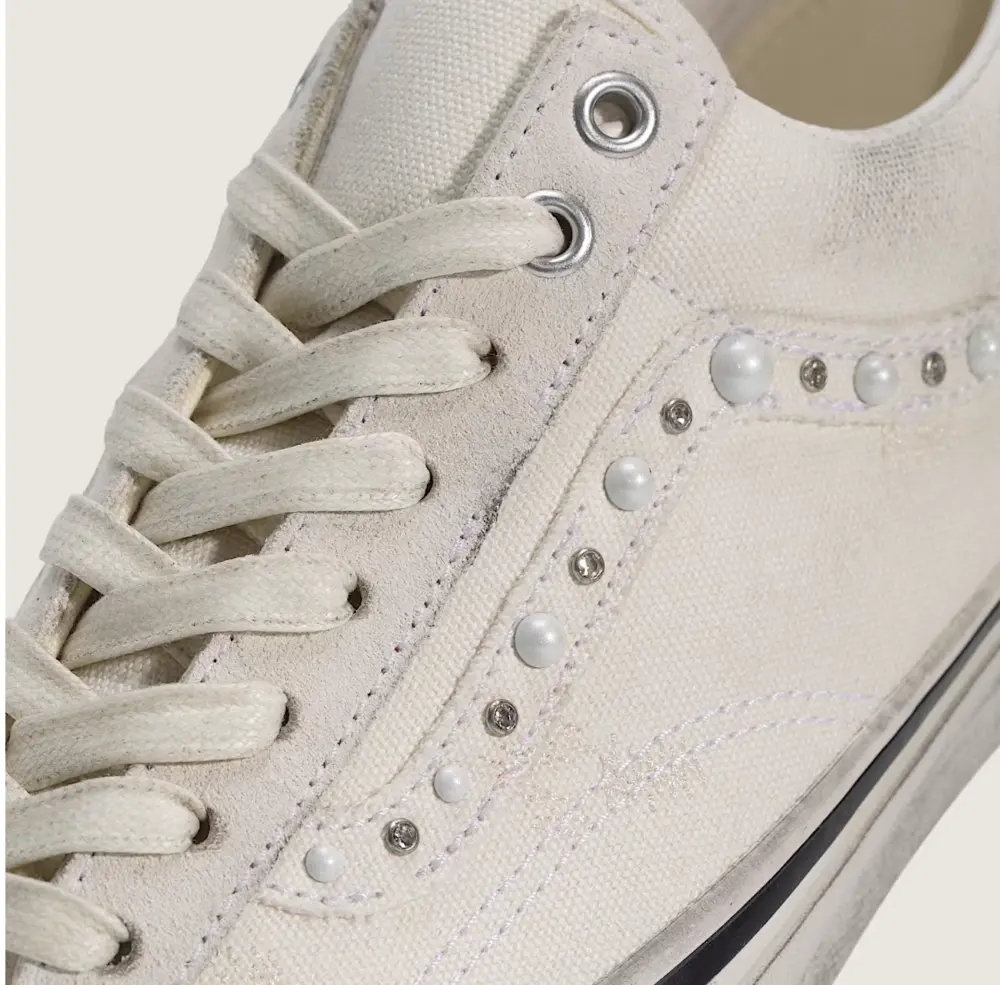 Giày Vans Old Skool 36 LX ‘Pearlized Pack Marshmallow’ VN000E8VCCZ - Ảnh 4