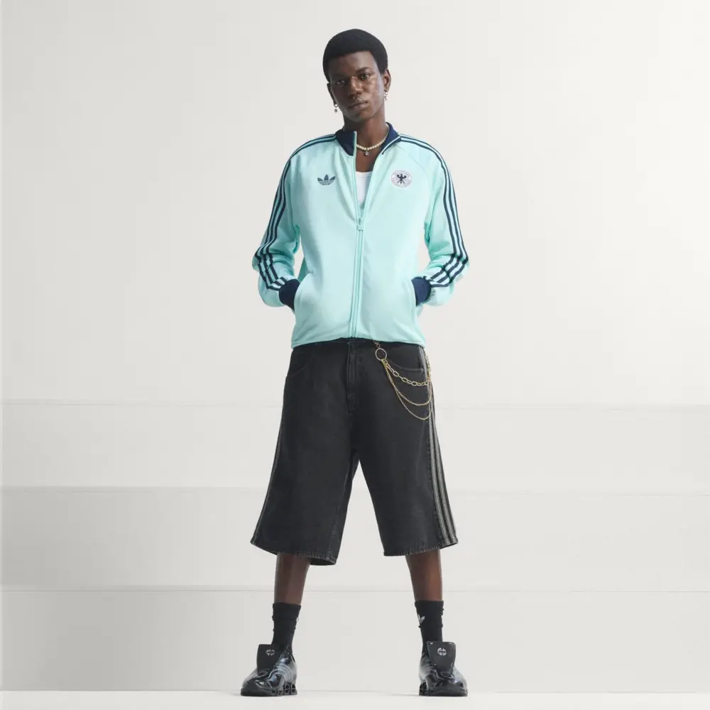 Áo Adidas Originals Germany DFB OG Track Top 'Blue' JZ9340 - Ảnh 3