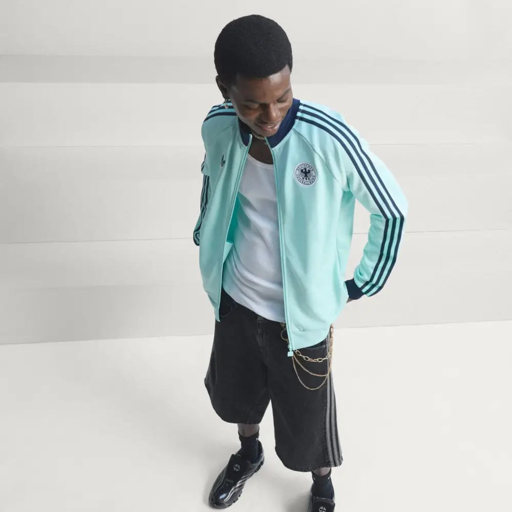 Áo Adidas Originals Germany DFB OG Track Top 'Blue' JZ9340 - Ảnh 7