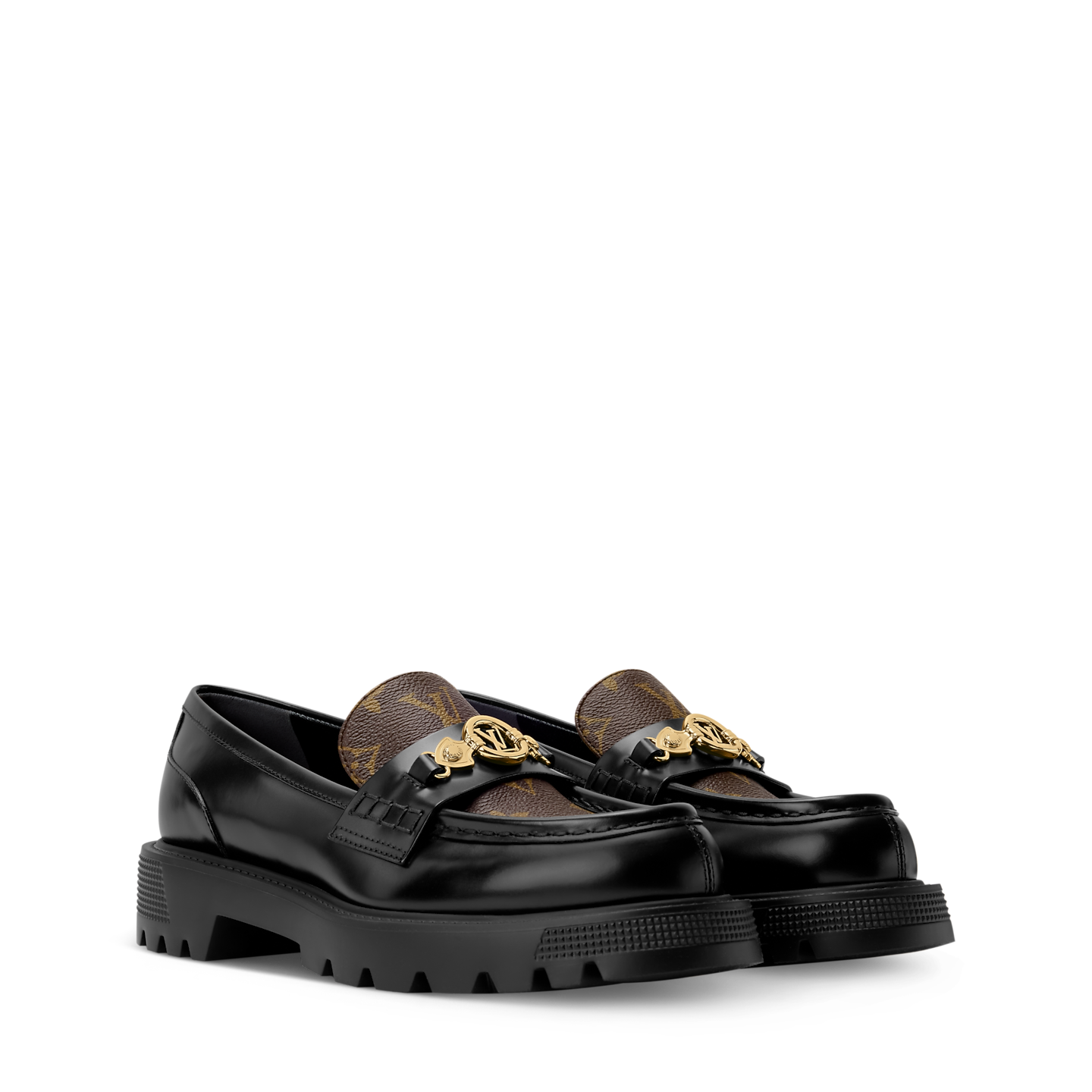 Alternative view of Giày Louis Vuitton District Flat Loafers 'Black' 1AJKE3