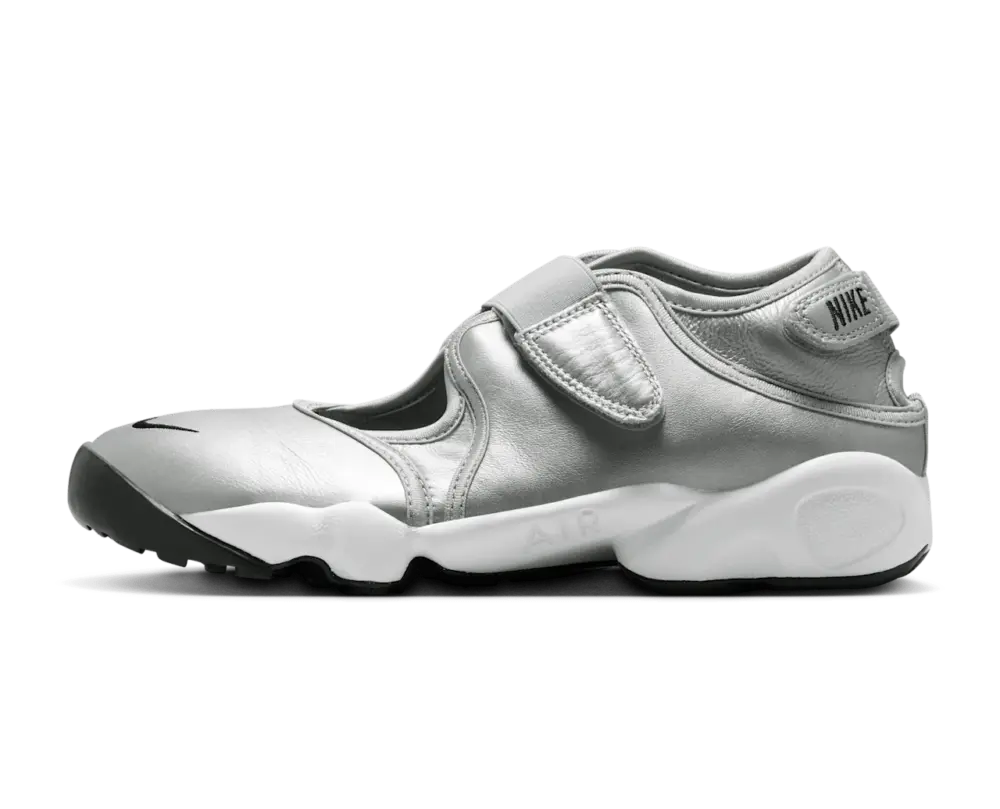 Giày Nike Air Rift Leather ‘Metallic Silver Sail’ HM5737-003 - Ảnh 5