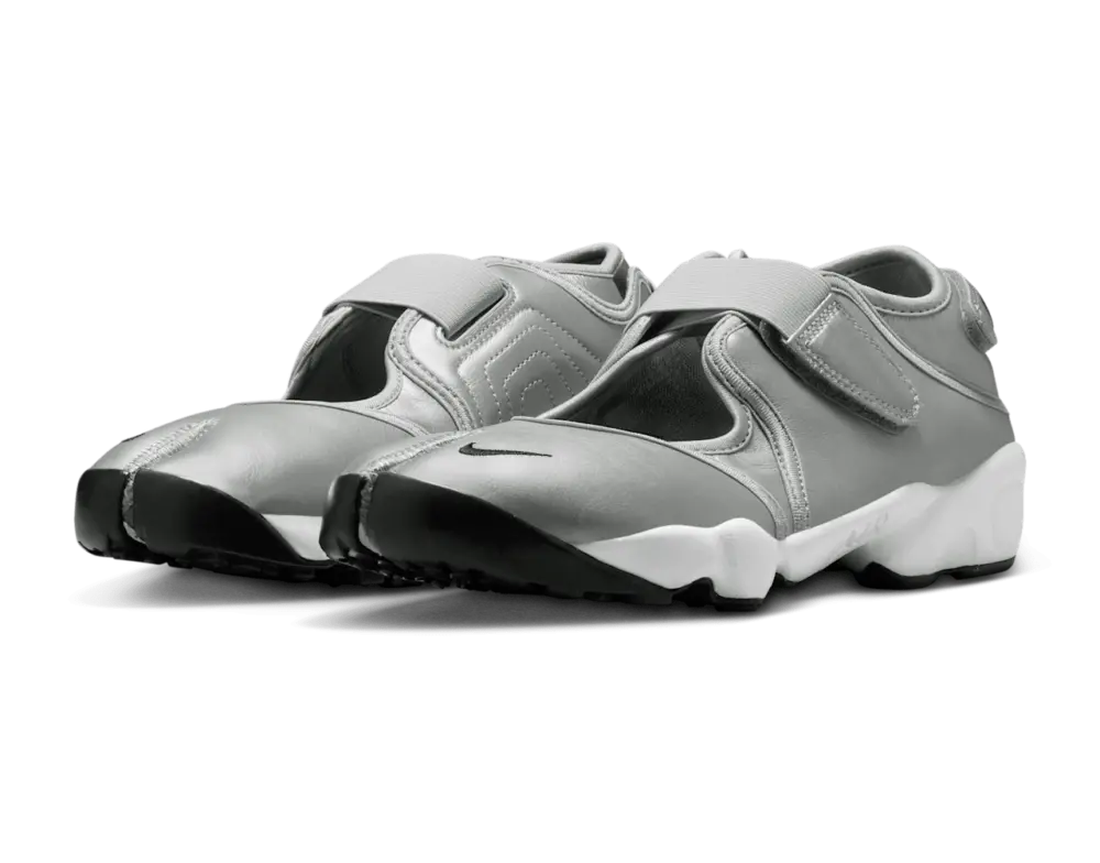 Giày Nike Air Rift Leather ‘Metallic Silver Sail’ HM5737-003 - Ảnh 4
