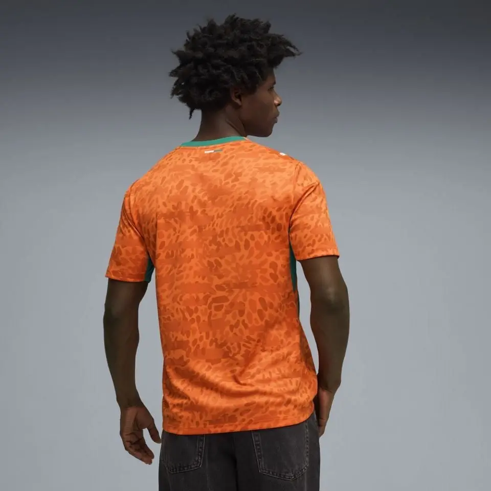 Áo Puma Ivory Coast 2026 Home Jersey 'Rickie Orange-Sport Green' 783182-01 - Ảnh 4