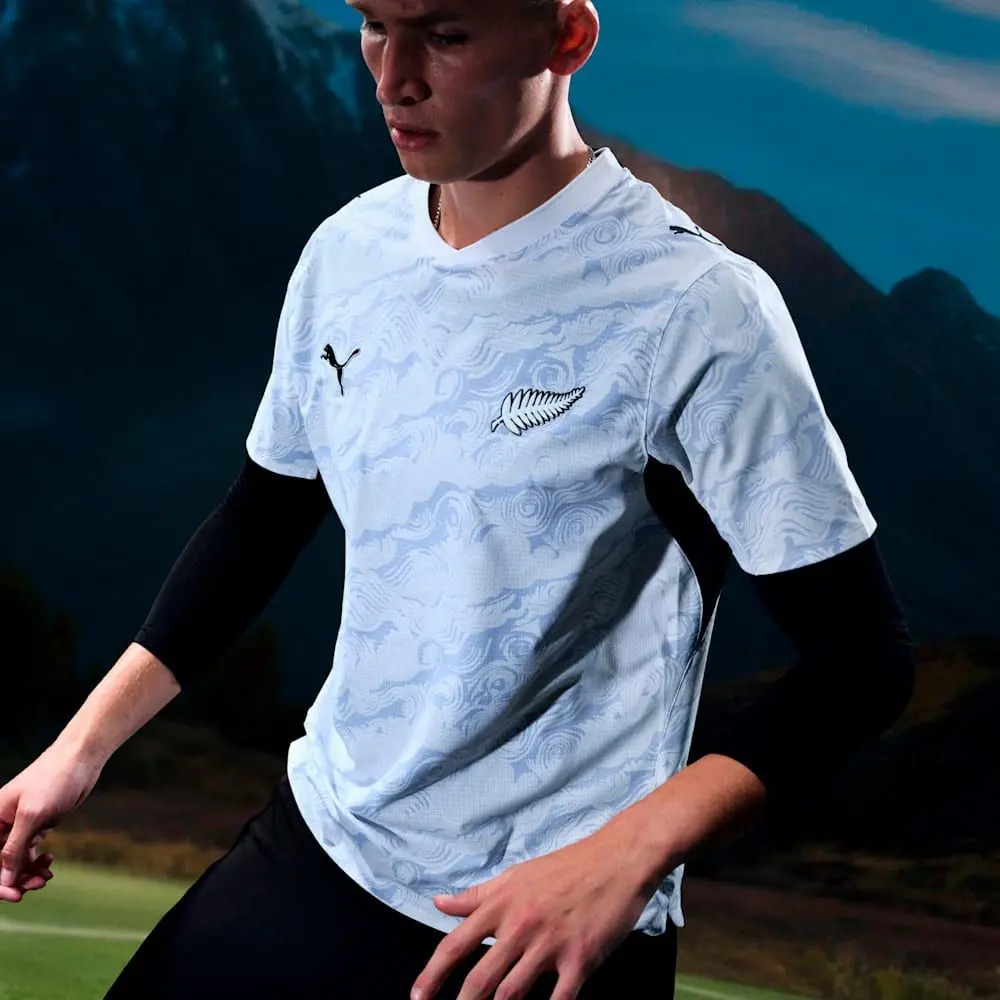 Áo Puma New Zealand 2026 Away Jersey 'PUMA White-Silver Mist' 783267-02 - Ảnh 3