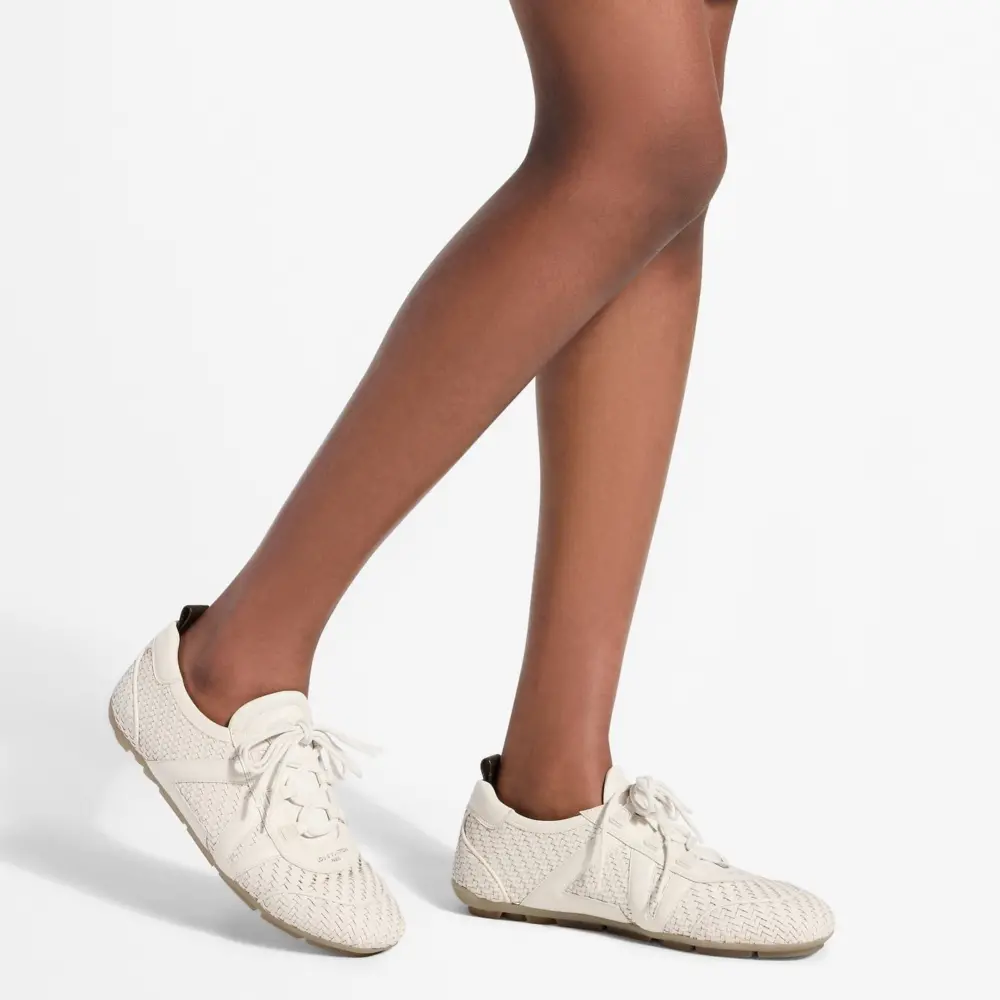 Giày Louis Vuitton LV Sneakerina 'Ecru' 1AJZHN - Ảnh 4