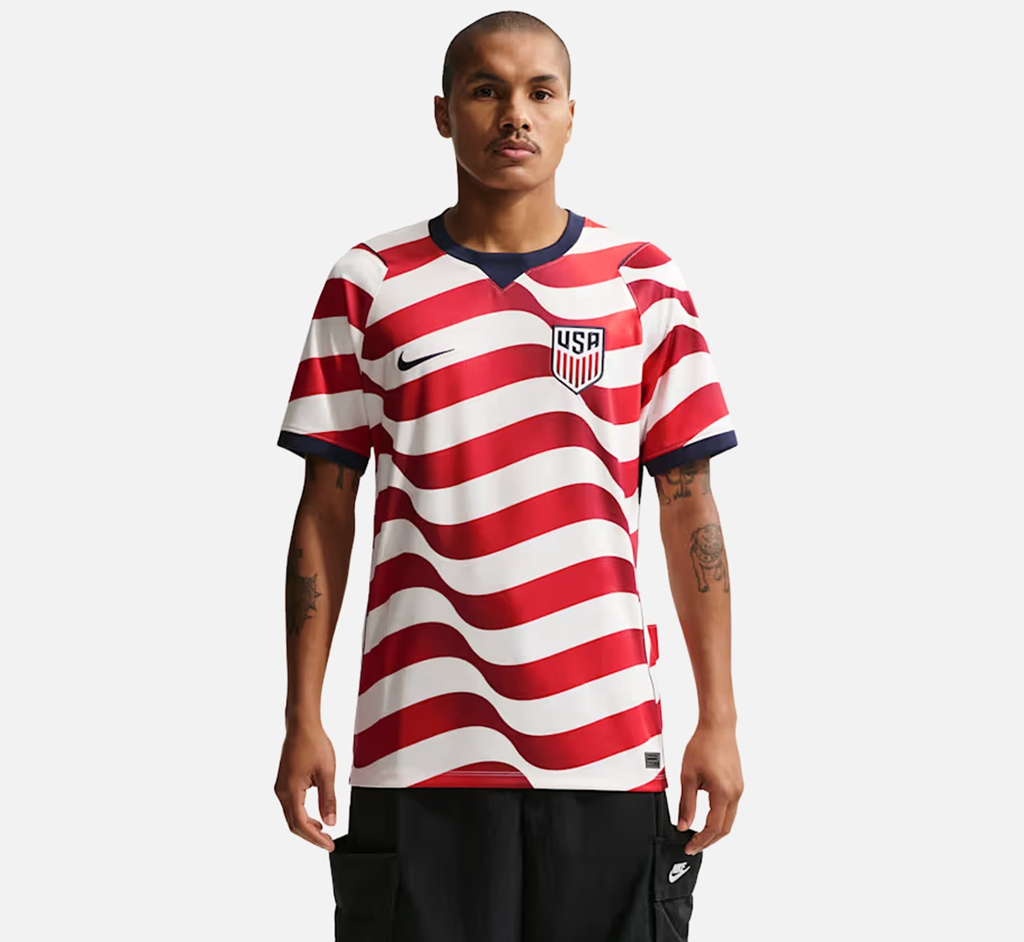 Alternative view of Áo Nike USMNT 2026 Stadium Home 'Sail' IB5339-133