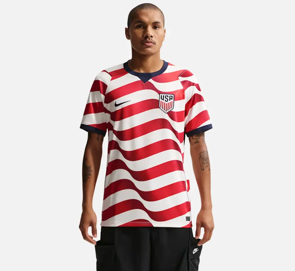 Alternative view of Áo Nike USMNT 2026 Stadium Home 'Sail' IB5339-133