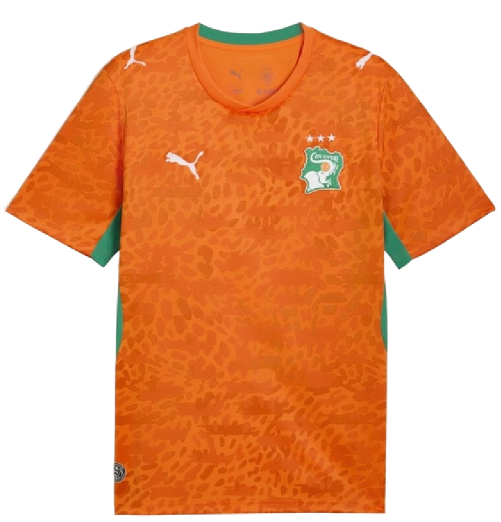 Áo Puma Ivory Coast 2026 Home Jersey 'Rickie Orange-Sport Green' 783182-01