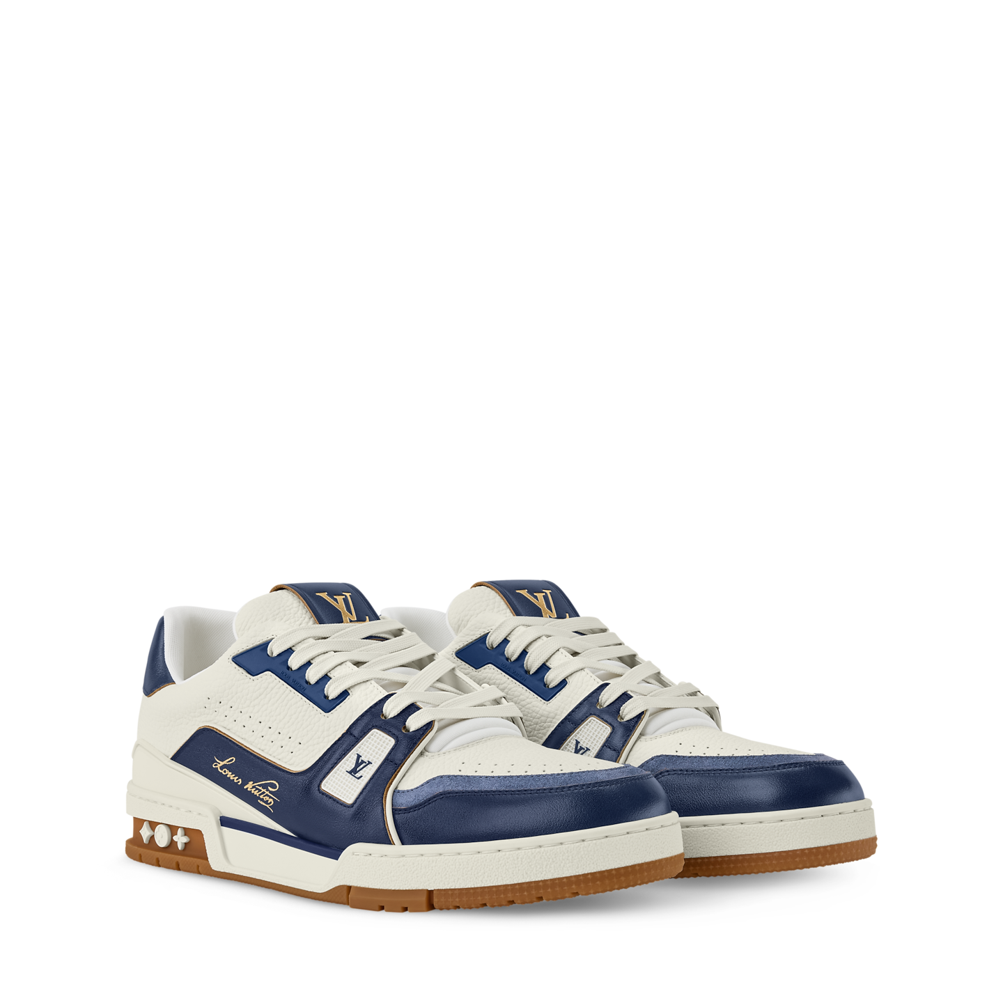 Giày Louis Vuitton LV Trainer 'Navy' 1AKB90 - Ảnh 4