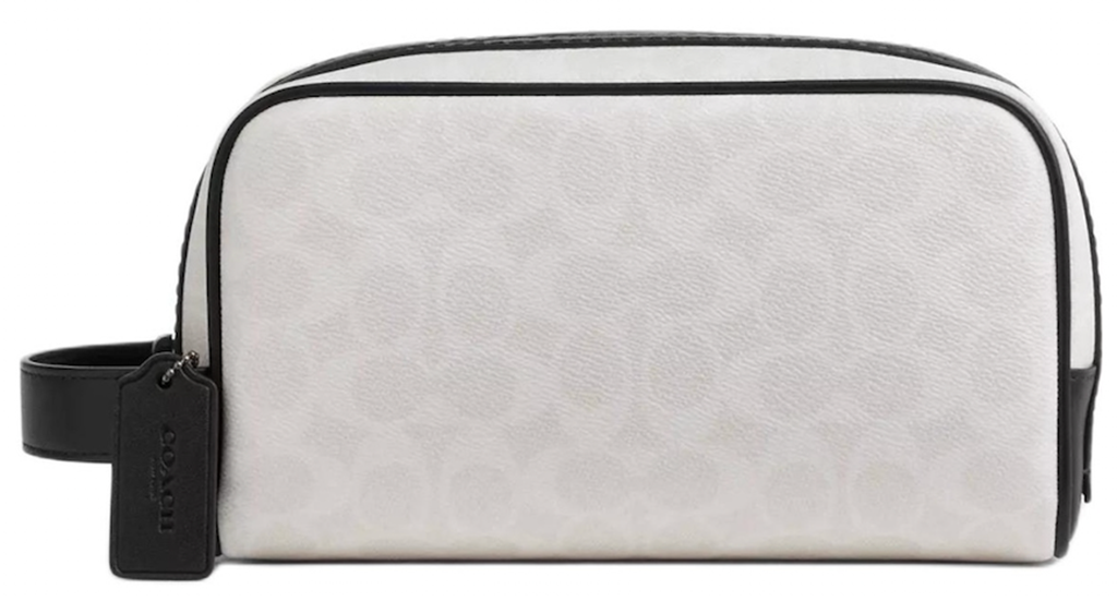 Túi Coach Small Travel Kit 'White' CAR15-QBMQV