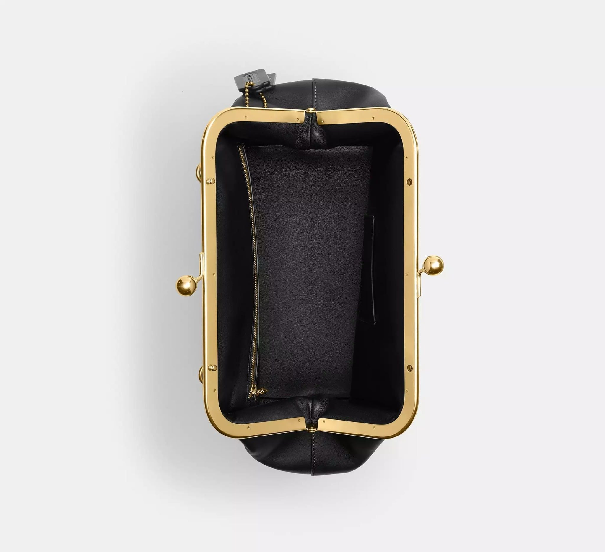 Alternative view of Túi Coach Kisslock Frame Bag 27 'Black' CDZ25-B4BK