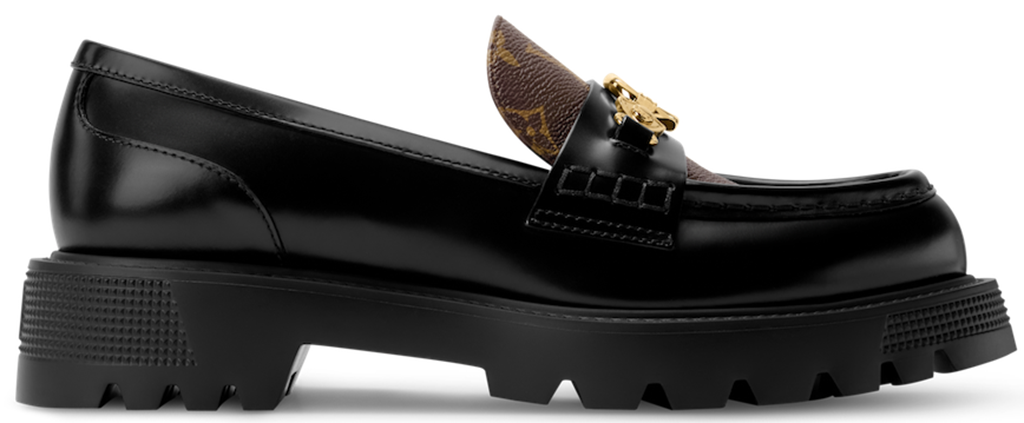 Giày Louis Vuitton District Flat Loafers 'Black' 1AJKE3