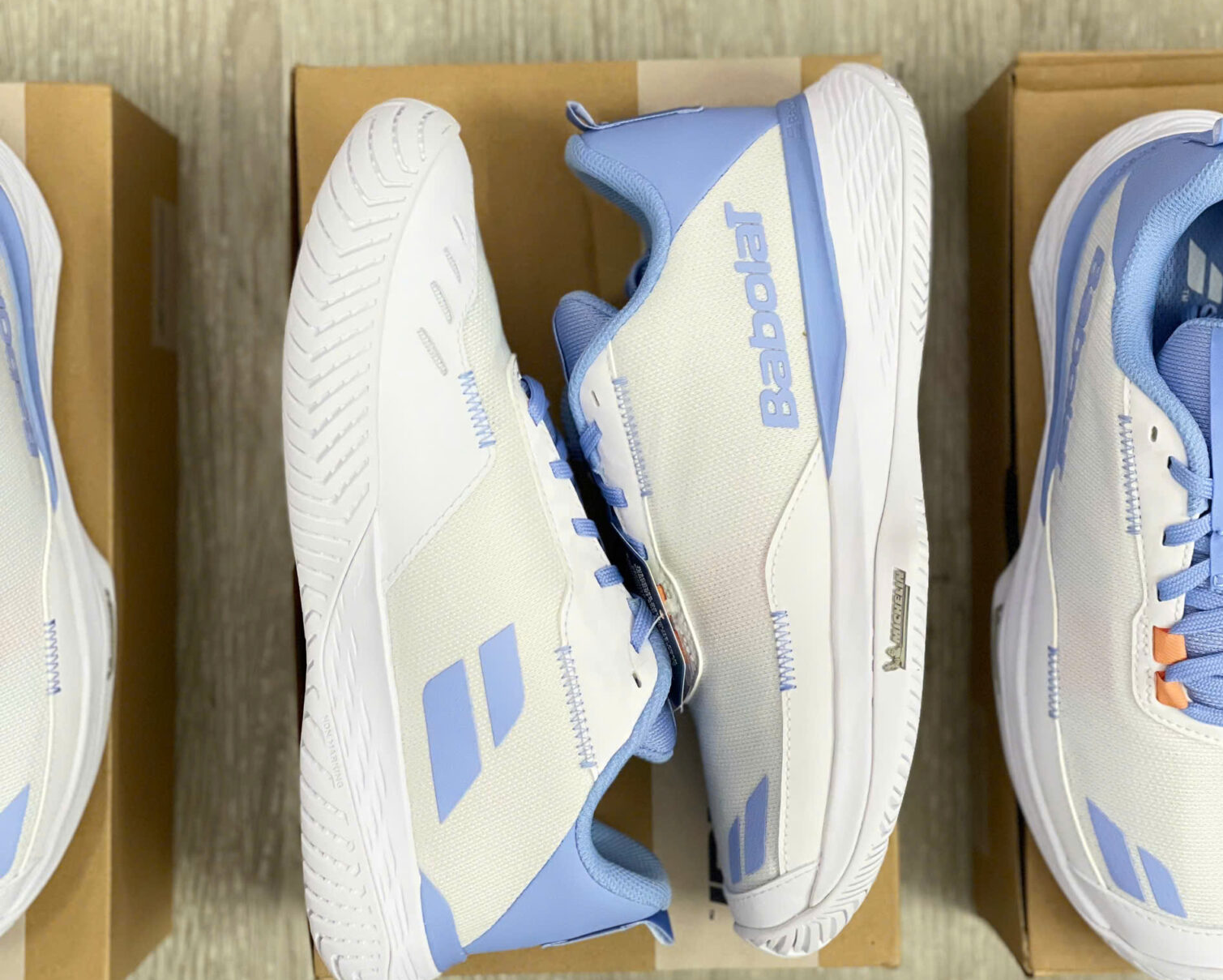 Alternative view of Giày Babolat SFX Evo All Court ‘White Blue’ 31S26556A-1112