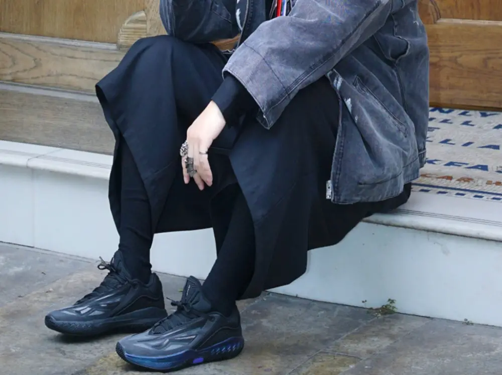 Alternative view of Giày Anta Kai Speed 2 ‘Triple Black’ 912541114S-1