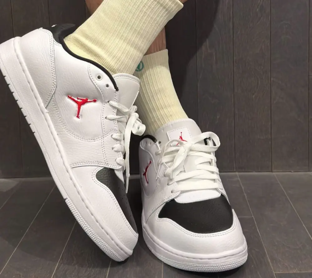 Giày Nike Air Jordan Court Connect Low ‘White Black’ IQ5698-101 - Ảnh 4